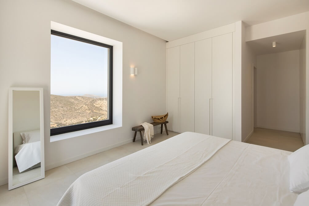 bedroom with a view moonhouse paros